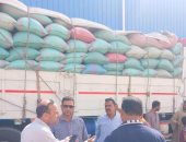 ضبط 3 سيارات محملة بـ74 طن قمح بهدف الاحتكار فى المنيا