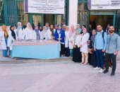 تمريض حلوان تطلق قافلة توعوية عن الأنفلونزا الموسمية للتوعية بالأمراض المعدية