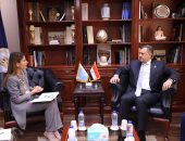 وزير السياحة ومدير مكتب اليونسكو بالقاهرة يبحثان سبل تعزيز التعاون فى العمل الأثرى