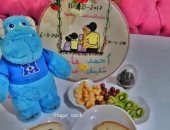  هاجر حولت الأكلات لشخصيات كرتونية مبهجة.. عشان تشجع أطفالها على الأكل