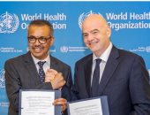 الصحة العالمية والفيفا يوقعان مذكرة تفاهم لتعزيز أنماط الحياة الصحية