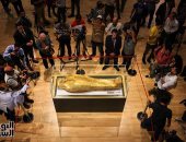 مصنوع من الذهب.. مصر تستعيد تابوت الكاهن "نجم عنخ" من أمريكا.. فيديو