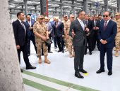الرئيس السيسي يفتتح مجمع مصانع الكوارتز بالعين السخنة  