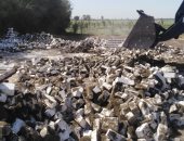 "أرمنت" تنفذ 6 حالات إزالة تعديات على أراضى زراعية بمساحة 1300 متر.. صور