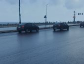 هطول أمطار خفيفة على مناطق متفرقة بالإسكندرية