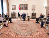 الرئيس السيسي يستقبل "جراندى" ويثمن التعاون بين مصر ومفوضية الأمم المتحدة للاجئين