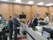 وفد من وزارة الكهرباء يزور مقر الشبكة الوطنية للطوارئ بالإسماعيلية 