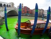 حل لغز تغير مياه مدينة البندقية فى إيطاليا إلى اللون الأخضر.. اعرف السبب