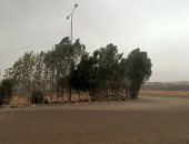 عاصفة ترابية وهطول أمطار على مدينة السادات بالمنوفية