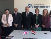  رئيس جامعة الإسكندرية يبحث إنشاء درجات علمية مزدوجة مع جامعة ساوث هامبتون بالمملكة المتحدة