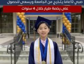 قصة طفل صينى 12 عامًا تخرج فى الجامعة وبدأ دراسة الطيران.. فيديو