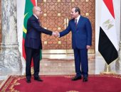 الرئيس السيسي: مباحثاتى مع رئيس موريتانيا عكست إرادتنا المشتركة لتعزيز التعاون