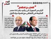 رئيس موريتانيا يشيد بقيادة مصر الحكيمة فى التعاطى مع قضية مياه النيل (إنفوجراف)