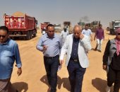 مسئولو "الإسكان" يتفقدون أعمال تمهيد الطرق بمداخل منطقة "الرابية" بمدينة الشروق