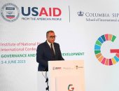 أشرف العربى يعلن توصيات المؤتمر الدولى لمعهد التخطيط "الحوكمة والتنمية المستدامة"