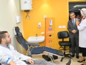 محافظ الغربية يشهد انطلاق حملة التبرع بالدم في المركز الإقليمي بطنطا