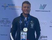 "أبو جودة" السباح العالمى يحصل على ميدالية فضية فى دورة الألعاب العالمية بفرنسا