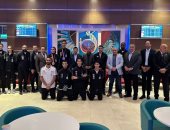 وزير الشباب والرياضة يستقبل بعثة منتخب التايكوندو بعد إنجاز بطولة العالم