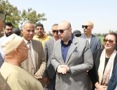 محافظ بنى سويف يتفقد أعمال تطوير ورفع كفاءة محاور مرورية بمدينة ناصر