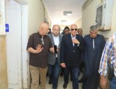 محافظ الجيزة يتابع سير العمل بمستشفى منشأة القناطر المركزى