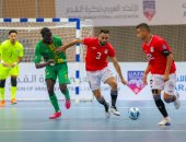 منتخب الصالات يتقدم على ليبيا 2 - 0 فى الشوط الأول بأمم أفريقيا