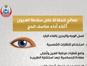 الصحة تكشف نصائح هامة للحفاظ على سلامة العيون أثناء الحج