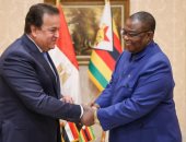 وزير الصحة يلتقى نظيره الزيمبابوى لبحث سبل التعاون المشترك بين الجانبين