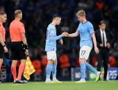 مان سيتي ضد الإنتر.. إصابة دى بروين الأبرز فى شوط سلبى بنهائى دورى الأبطال