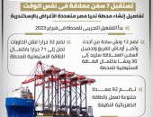 محطة تحيا مصر متعددة الأغراض بالإسكندرية تستقبل 7 سفن عملاقة فى توقيت واحد.. إنفوجراف