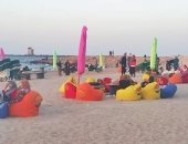 شاطئ بورسعيد مستعد لاستقبال المصطافين.. أكثر من 110 كافتيريات تقدم عروضا صيفية.. الأحياء تكثف جهودها لرفع كفاءة الشاطئ فى النظافة.. والرياضات تنتشر على الساحل ما بين راكيت وألعاب مائية.. صور 