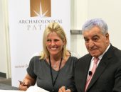 زاهى حواس يلقى محاضرة عن الاكتشافات الأثرية فى نيويورك