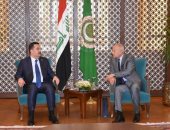 أبو الغيط خلال لقاء رئيس وزراء العراق: بغداد تقوم بدور مهم فى المنطقة