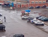 سقوط أمطار مصحوبة بسحب رعدية على مدينتى بورسعيد وبورفؤاد.. صور