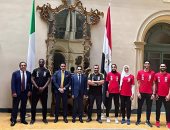 منتخب التايكوندو فى ضيافة السفارة المصرية بروما.. صور