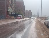 لمعان البرق وسماع الرعد وهطول أمطار على مدن وقرى كفر الشيخ.. صور