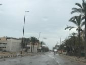 سقوط متقطع للأمطار على سواحل العريش بشمال سيناء ..صور
