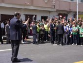 الرئيس السيسى يرحب بشباب "حياة كريمة" والتحالف الوطنى للعمل الأهلى التنموى 