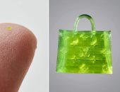 شركة أمريكية تصمم حقيبة يد نسائية أصغر من ذرة الملح.. تتشاف بس بالمجهر
