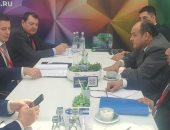 وزير التجارة يعقد لقاءات مع كبار المسؤولين المشاركين بمنتدى سان بطرسبرج 