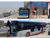 وزارة النقل تبدأ تجارب الأتوبيس الترددى BRT أعلى الطريق الدائرى "صور"