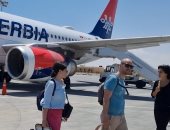 مطار مرسى مطروح يستقبل أولى الرحلات الجوية من العاصمة الصربية بلجراد