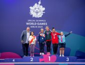 ديانا شعبان تحقق برونزية الجمباز الإيقاعى بالألعاب العالمية للأولمبياد الخاص