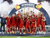 مراسم تسليم منتخب إسبانيا كأس دوري الأمم الأوروبية 2023.. صور