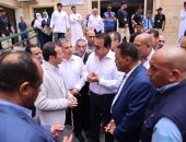 وزير الصحة يتفقد مستشفى الحمام المركزي بمحافظة مطروح
