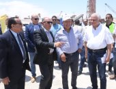 وزير النقل يتفقد أعمال تطوير ميناء العريش وإنشاء خط سكة حديد بطول 500 كم