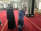حملة نظافة موسعة بمساجد كفر الشيخ تحت شعار "خدمة بيوت الله شرف"