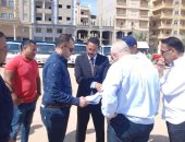 رئيس جهاز "دمياط الجديدة" يتفقد أعمال المرافق بمنطقة بيت الوطن