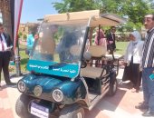 طلاب الكلية المصرية الصينية بجامعة قناة السويس يخترعون سيارة جولف صديقة للبيئة