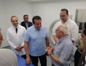 وزير الصحة يتفقد مجمع الشفاء الطبى فى بورسعيد.. صور