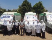 الكشف وتوفير العلاج لـ  1530 بقافلة مجانية بقرية منشية البديني فى بنى سويف